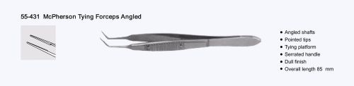 O3353 mcpherson tying forceps angled ophthalmic instrument for sale