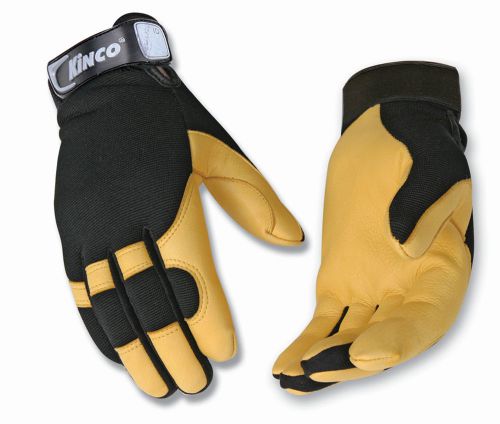 Kinco Pro Unlined Deerskin Drivers Work Gloves, Style 101, Choose Your Size