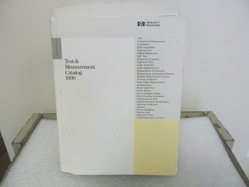 Hewlett Packard 1990 Test &amp; Measurement Catalog