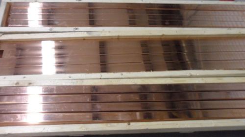 250 pounds wholesale .999 pure copper bullion bars 1 foot lengths free shipping for sale