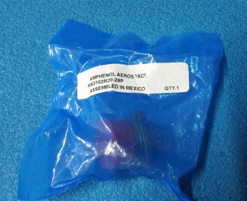 NEW AMPHENOL MS3102R20-29P, RECEPTACLE, 17 PIN MALE, 13 A, 700 V
