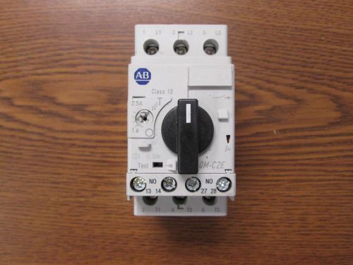 Allen Bradley 140M-C2E-B25 Ser C, Standard Magnetic Trip W/ 140M-C-AFAR10A10