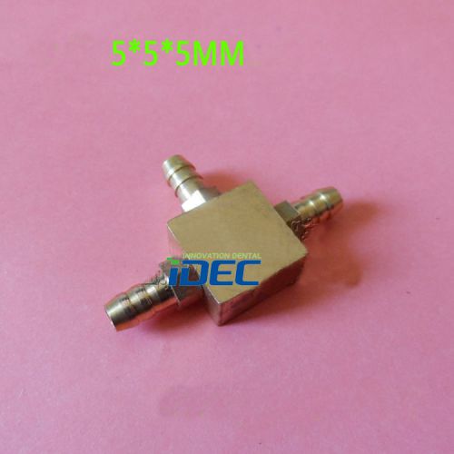 Dental valve cooper tee for dental chair accessory 5*5*5mm for sale