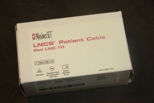 Masimo set  lncs patient cable red lnc-10-ge for sale