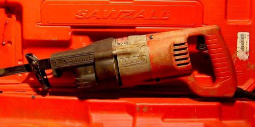 Milwaukee 6507-21 Heavy Duty Sawzall Reciprocating Saw - Case