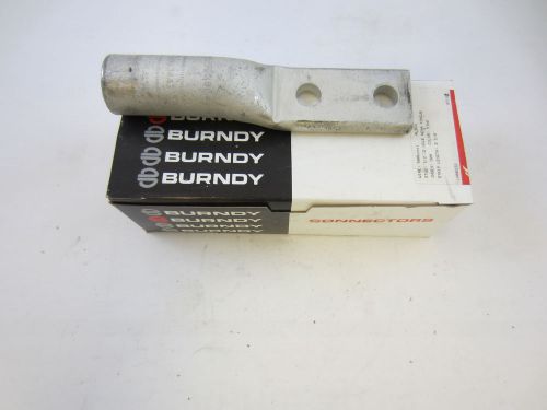 NEW BURNDY YA34-A3 500 MCM AL COMPRESSION LUG 2 HOLE PAD FOR COPPER OR ALUMINUM