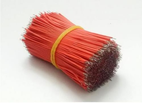5000pcs Electronic Lead Wire Electrony Lead Wire 6CM Red LW-02R