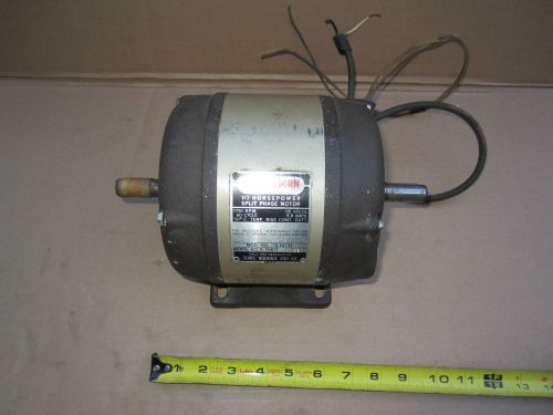 Craftsman 1/3 hp split phase electric motor 1750 rpm dual shaft 5/8&#034; x 1 7/8&#034; for sale