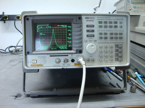 Hp agilent 8595e spectrum analyzer calibrated w cert ! 9 khz to 6.5 ghz loaded ! for sale