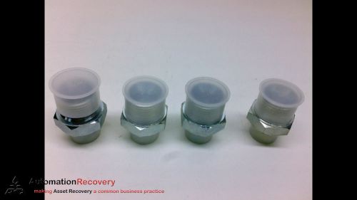 ADAPTALL 9000-12-8 - PACK OF 4 - FITTING, MALE BSPP X MALE BSPP, ST, NEW*