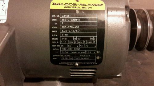 Baldor motor m3156t