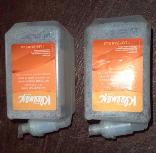 Kimberly-Clark Kleenex Antibacterial Foam Skin Cleanser (2) Two-1 Liter Bottles