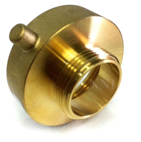 BRASS NST -NH REDUCER 2-1/2&#034; x 1-1/2&#034; FIRE HOSE or HYDRANT  ADAPTER