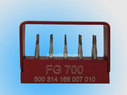 10*Dental SBT Tungsten Carbide Steel Cross-cut taper drills/burs FG700 1.6m more