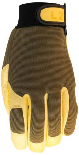Cestus yellow l2 utility work goatskin leather driver duty glove m for sale