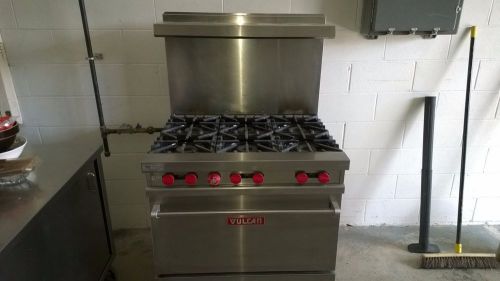 Vulcan Heavy Duty Commercial LP Gas Stove Range with Oven