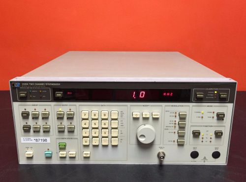 HP / Agilent 3326A with Options 001/003, DC to 13 MHz, 2 Channel Synthesizer
