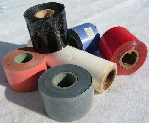 6 x rolls blue red black &amp; white gilding embossing finishing stamping foil for sale