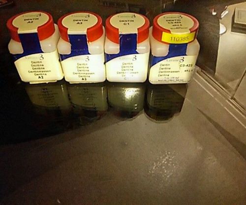 Ceramco 3 Dentin A2, A3, C1, and C3-423 NEW