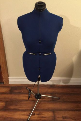 Adjustoform FG341 Lady Dress Form Dressmakers Dummy Dressform Blue Adjustable