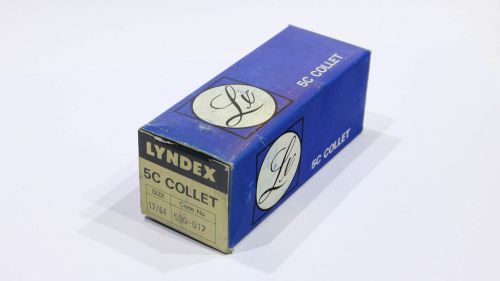 17/64&#034; Lyndex 5C Collet New Free Shipping