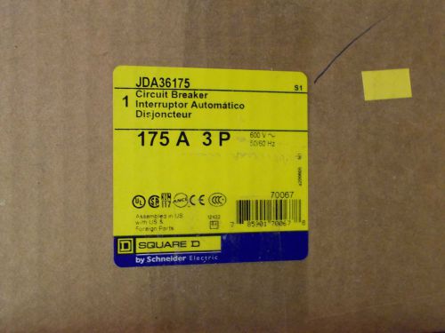 Square d jda36175 circuit breaker for sale