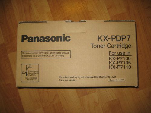 **NEW** PANASONIC KX-PDP7 Black Toner Cartridge in Box For KX-P7100 7105 7110