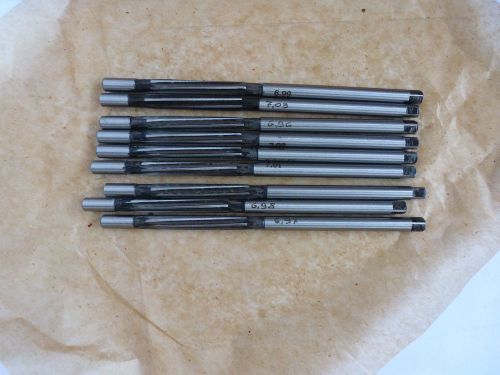 Valve Guide Reamer set  9 pc - from 6,96 to 7,04