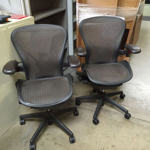 Herman Miller Aeron Chairs, Posture Fit, Size B, Free Ship!! Local Delivery!!