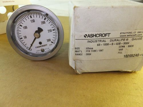 Ashcroft Duralife Gauge  63-1008-s-02B-300#