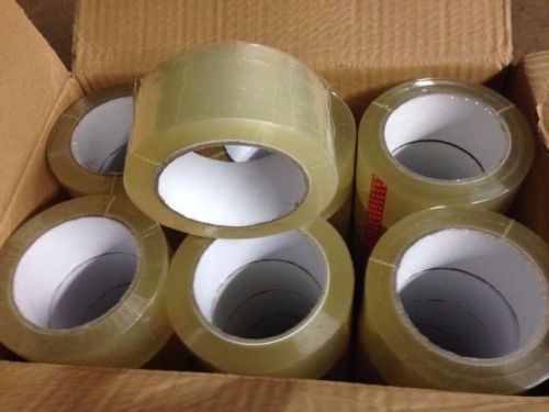 36 x rolls 2&#034; x 110 yards 330&#039; sealing clear packaging packing shipping tape for sale