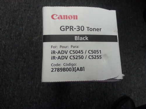 Genuine Canon GPR-30 Toner Black   Image Runner Advance C5045/C5051/C5250/C5255