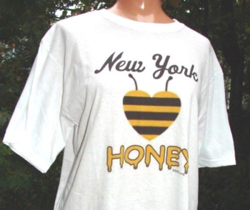 NY Honey T-shirt New York Bee Heart  Cotton XXL