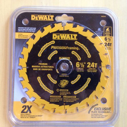 Dewalt DW9199 Framing Circular Saw Blade 24T 6-1/2”
