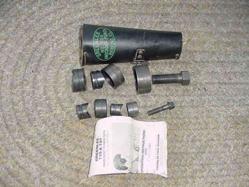 Greenlee Knockout Punch Set No. 735