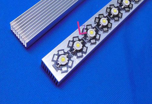 High Power LED Aluminum Heatsink 300mm*25mm*12mm For 1W,3W,5W Led Emitter Diodes