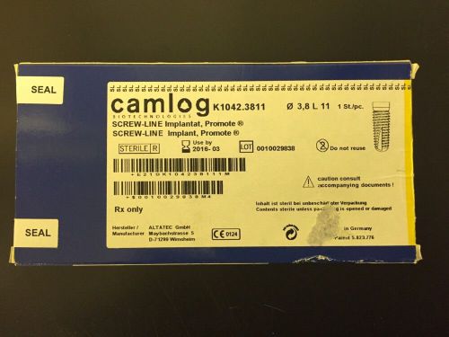 Camlog Dental Implant 3.8 X 11 Promote