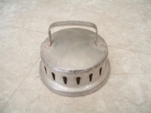 Galvanized steel milk strainer filter holder funnel can bucket milker cream farm
