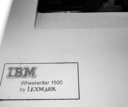 REFURB IBM Lexmark Wheelwriter 1500 Typewriter with warranty