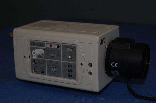JVC RGB TK-1070U Color Video Camera Head with Cosmicar/Pentax TV LENS 16mm 1:1.4