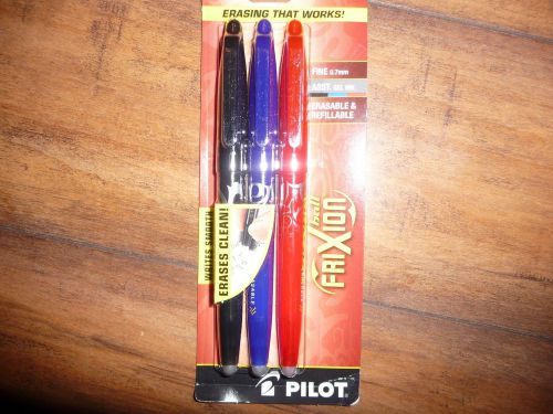 NEW Pilot Frixion Gel Pen - Fine Pen Point Type - 0.7 Mm Pen Point Size - Black,