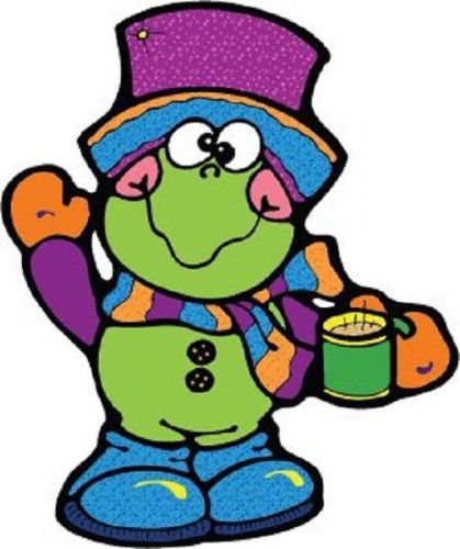 30 Custom Winter Frog Personalized Address Labels