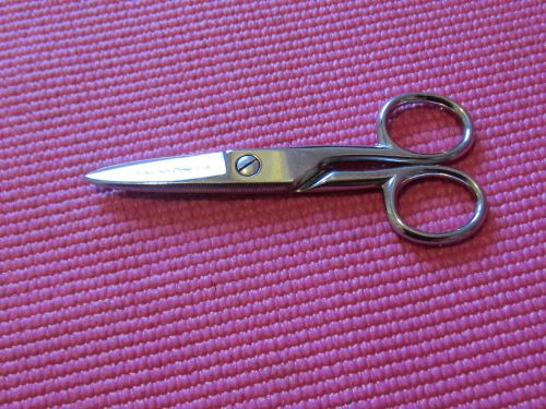Clauss 925 electrician scissors sharp no scratches, very sharp. made in usa for sale