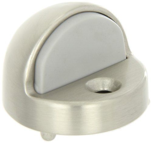 Rockwood 443.15 Brass Floor Mount High Dome Stop, #12 X 1-1/2&#034; FH WS Fastener