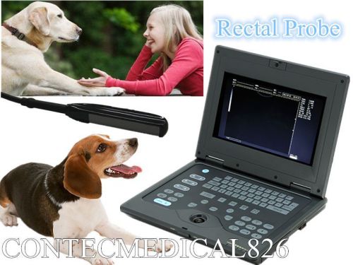 2014 veterinary Digital Ultrasound scannner CMS600P+ RECTAL probe+3yrs warranty
