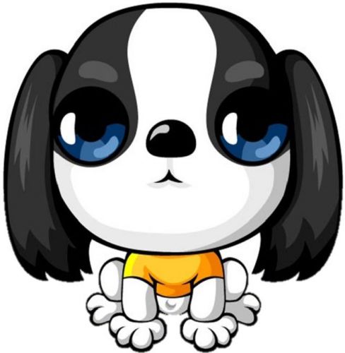 30 Custom Wide Eyed Puppy Personalized Address Labels