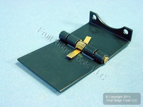 Leviton black panel cam plug outlet receptacle snap back cover 16s21-e for sale