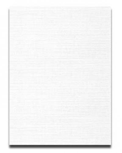 Neenah Classic Linen Neenah CLASSIC LINEN 8.5 x 11 Card Stock - Solar White -