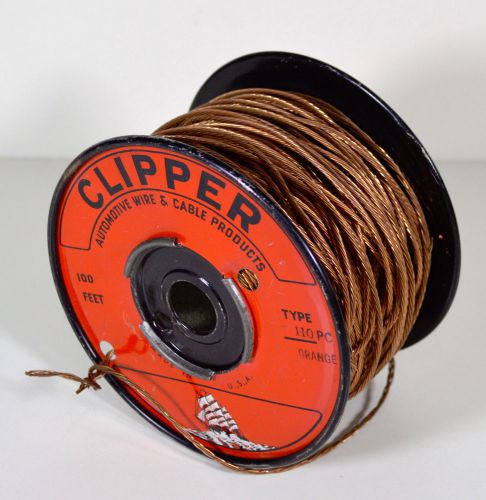 Vintage clipper automotive &amp; cable products 165 ft twisted copper wire (2.3 lbs) for sale