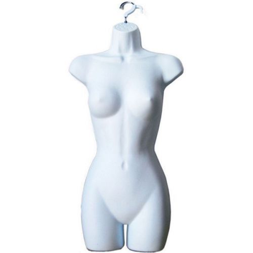 Mn-505 3 pcs white female heavy duty injection hanging torso form for sale